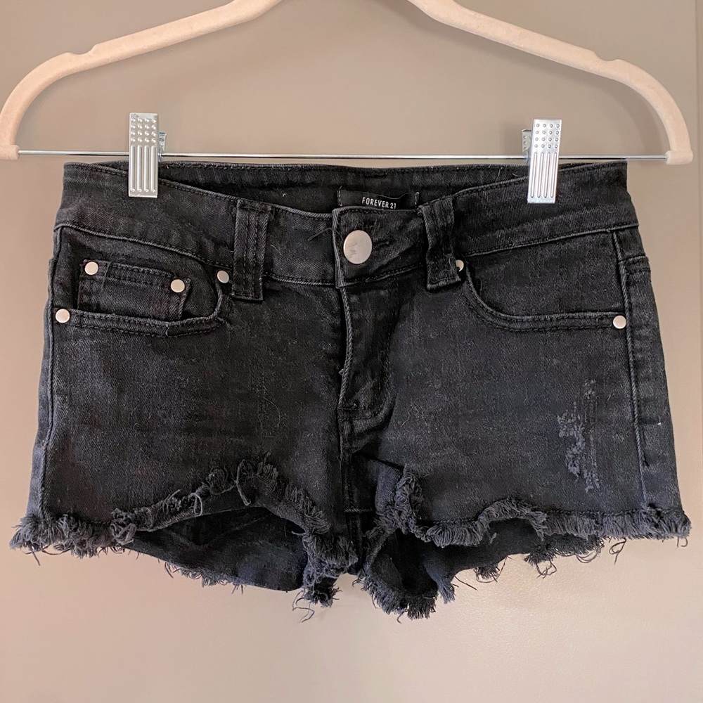 Forever 21 Denim Short Shorts sz 0